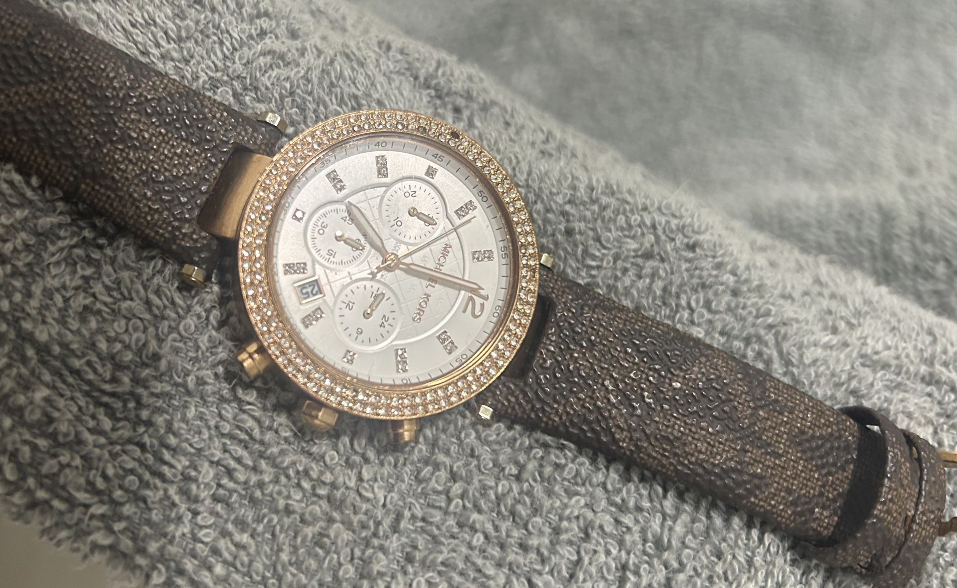 Brown And Gold Michael Kors Watch