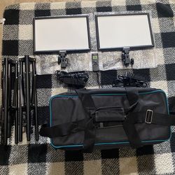 Dazzne D50 Led Video Light Panel 2 Pack