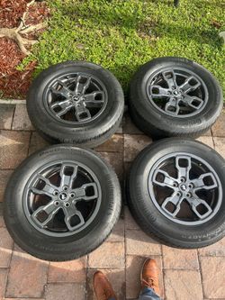 OEM 2023 Ford Bronco Sport Big Bend Wheels & Tires – Set of 4