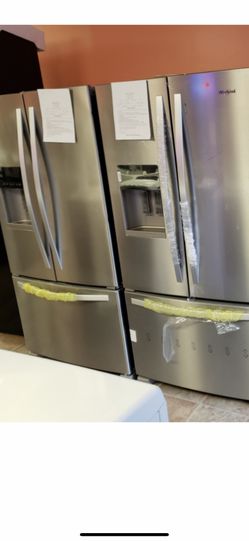 Whirlpool stainless steel fridges