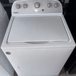 White Whirlpool Washer
