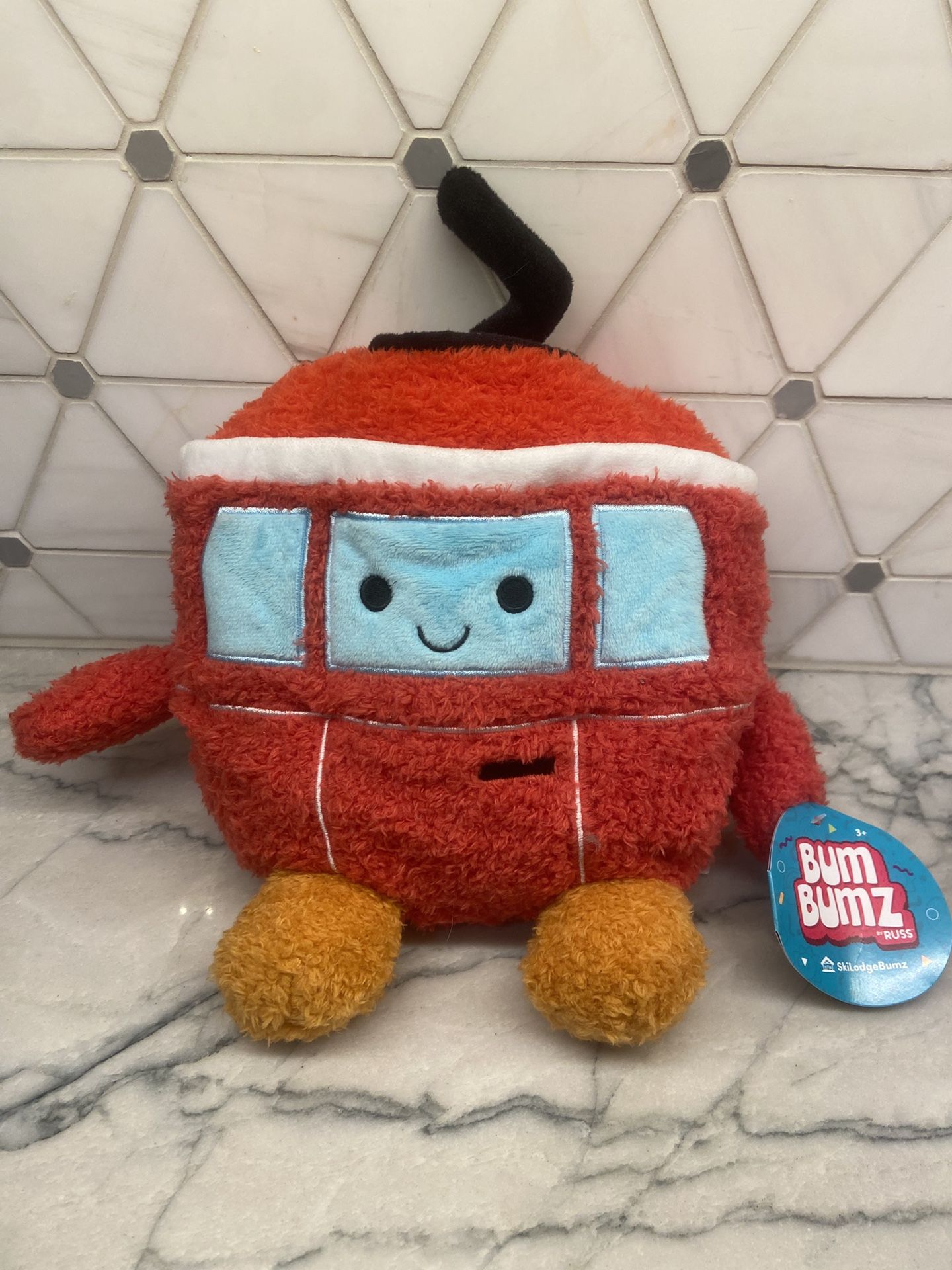 7.5" plush toy Gwendolyn Gondola from the Bum Bumz character family created by Russ. New