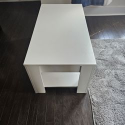 White Storage Coffee Table