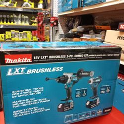 MAKITA 18V LXT 2-PC COMBO KIT (HAMMER DRIVER-DRILL/IMPACT DRIVER)