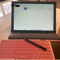 Microsoft Surface pro 6, Charger, Wireless Keyboard and Pen