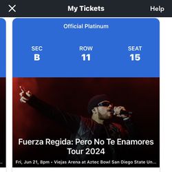 Fuerza Regida Tickets
