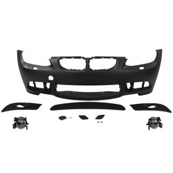 For 07-10 BMW 3Series E92/E93 M3 Style Front Bumper w/Projection Fog Lamp No PDC