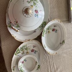 12 Pc Fine Aladdin Fine China  Drop Occupied Japan
