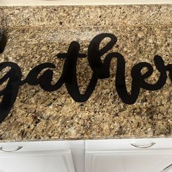 Wall Decor, Metal Sign 