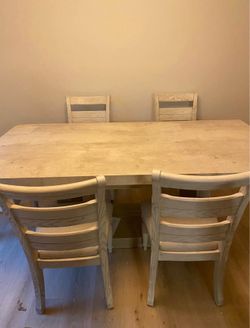 Dining Table and 5 Chairs - New, Delivery