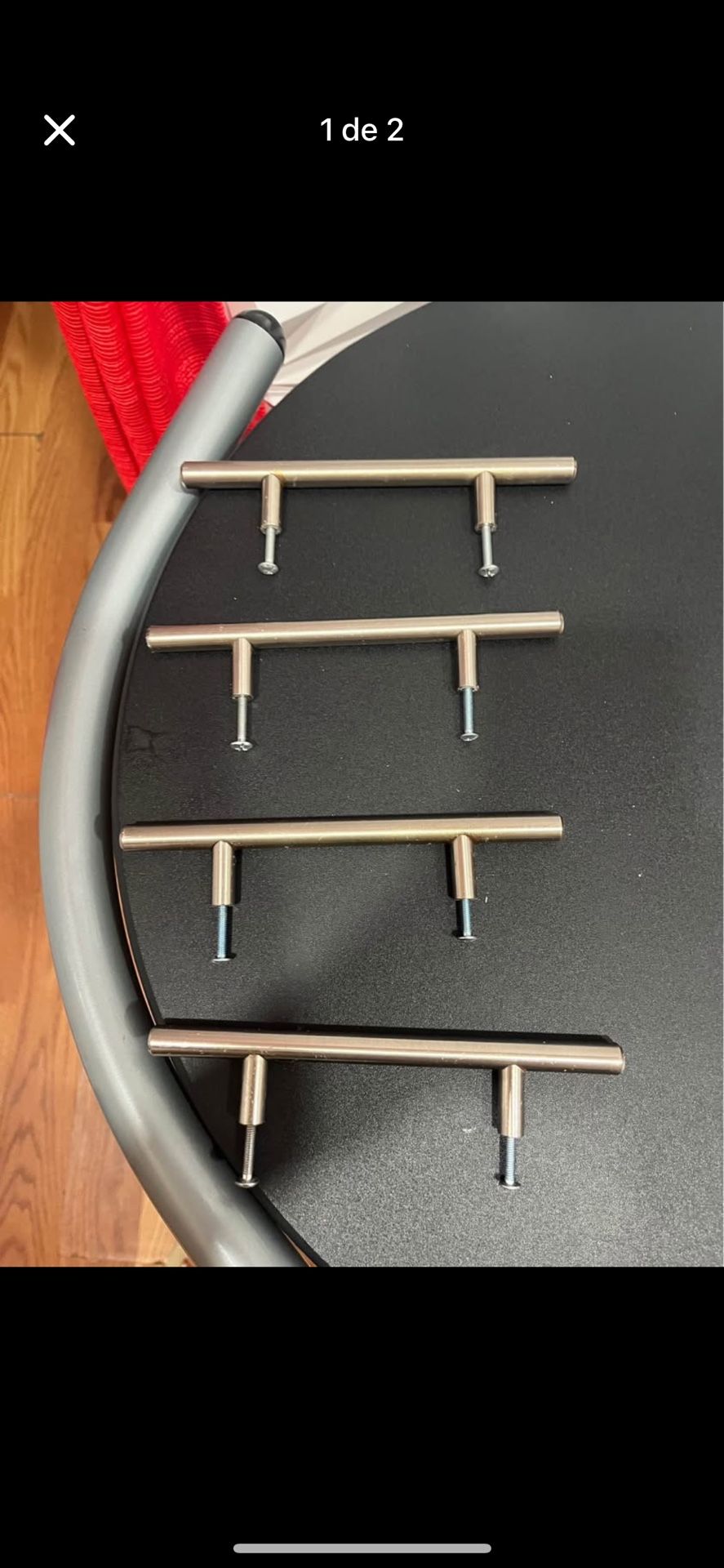 24 Tiradores Verticales De Puertas Y Gavetas