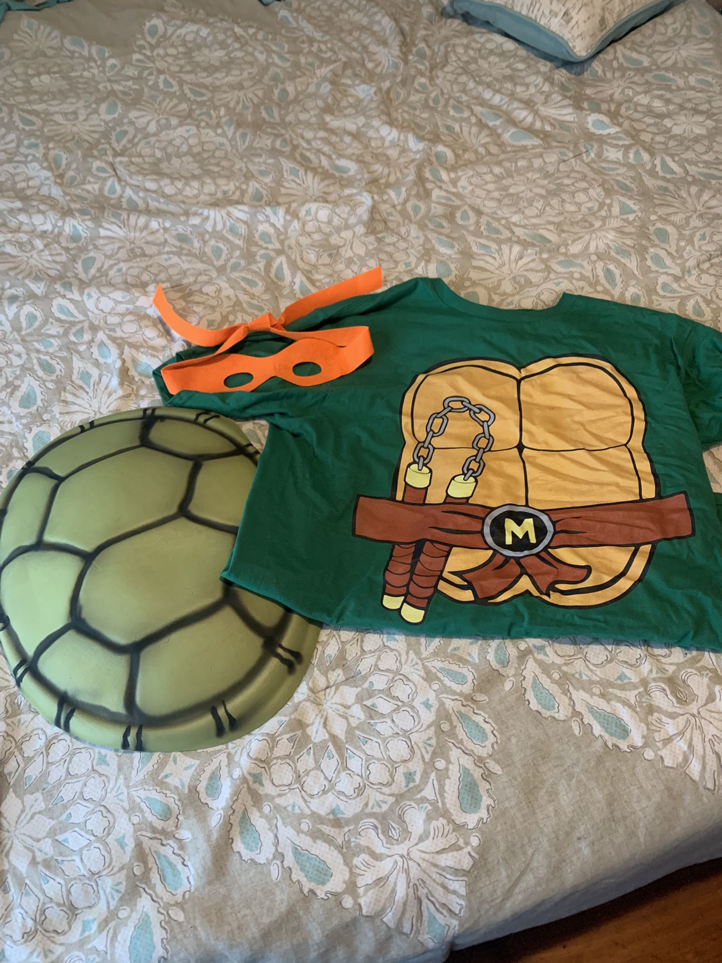 Adult Michelangelo Haloween Ninja turtle Costume