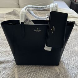 Kate Spade ♠️ Black Tote Bag