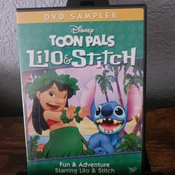 Rare Disney “Toon Pals Lilo & Stitch” DVD Sampler – NOT FOR RESALE (Mint Disc)