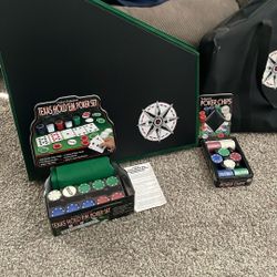poker table top+poker chips