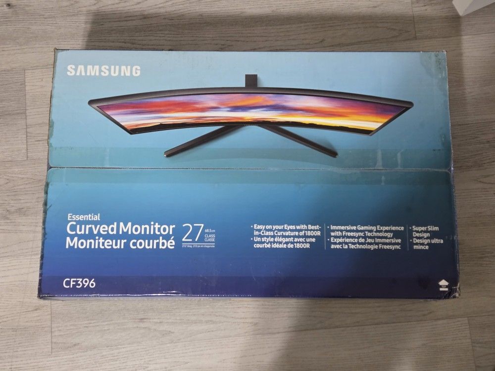 Samsung 27" curved monitor
