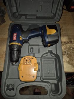 Ryobi drill with battery 12v