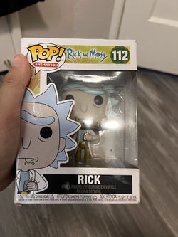 Pop Animation Rick Statue 