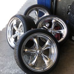 AMERICAN RACING 22x11 22x9 TIRES 295/30/22 265/35/22