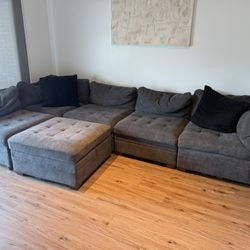grey Sectional Couch 