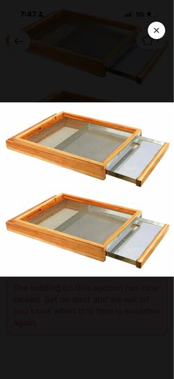 Bee hive metal screened bottom 2 pcs
