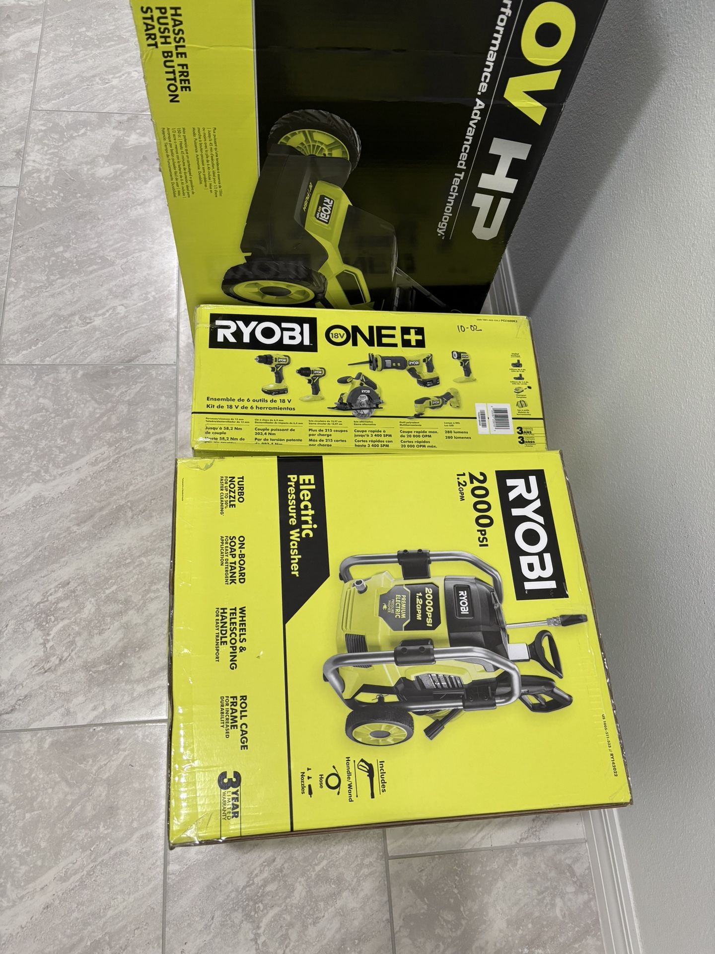 RYOBI Tool kit/Pressure Washer