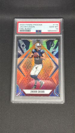 Jacob Eason 2020 Phoenix fire burst #116 psa 10