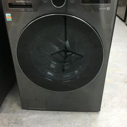 Lg Black stainless All in One Washer / Dryer 27 Model WM6998HBA - A-00002712