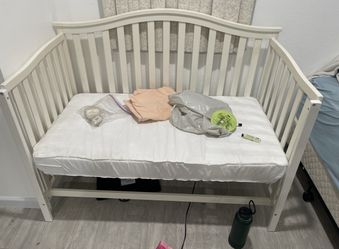 White Baby Crib 