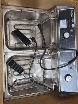 20L Dual-Tank Electric Deep Fryer