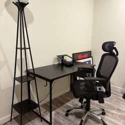 BUNDLE DEAL: Desk, Chair & Lamp