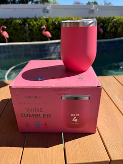 Finedine Triple-Insulated Wine Tumbler Set of 4