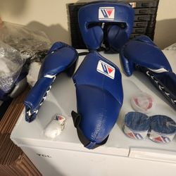 Medium Sparring  Set With FREE HAND WRAPS 