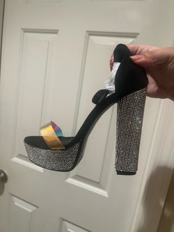 Rhinestone heels