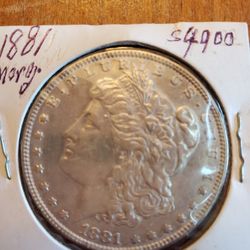 1881 MORGAN Silver Dollar
