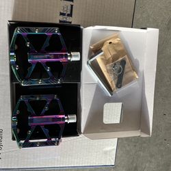 New bicycle pedals