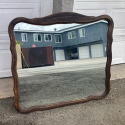 Antique Rustic Mirror