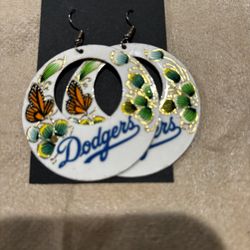 Dodgers Earrings 