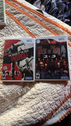 Wii House of the Dead Games - Complete in Box