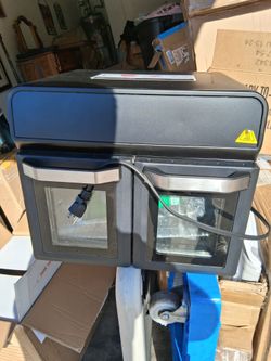 Dual sided smart air fryer