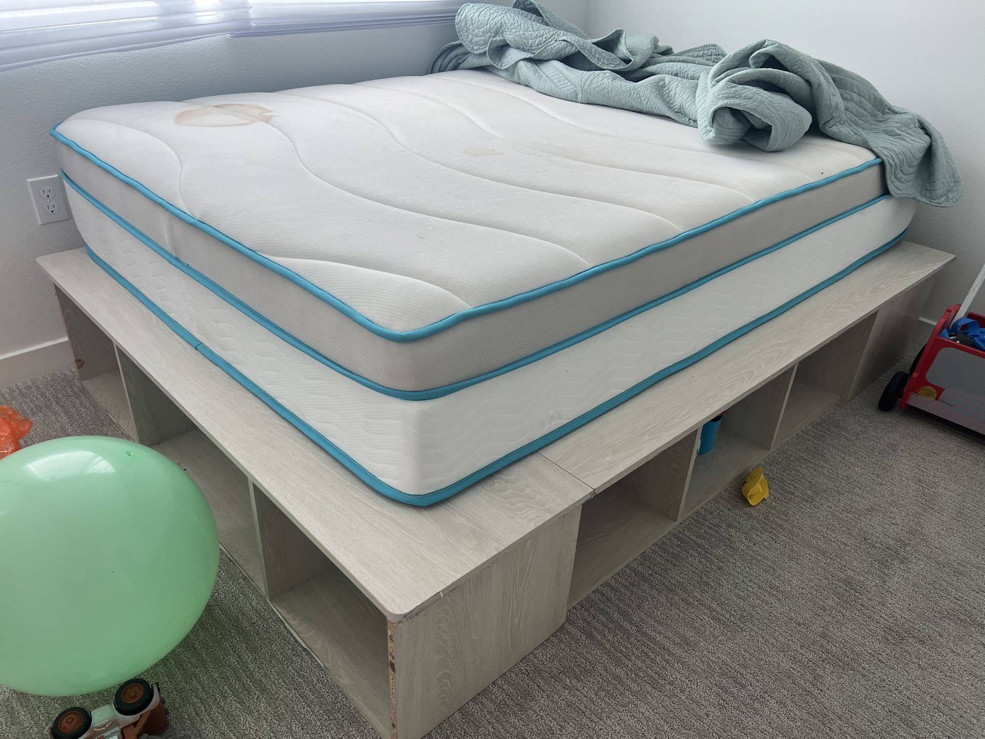 Bed Frame With Open Space For Storage