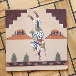 Navajo Dancer Sand Art