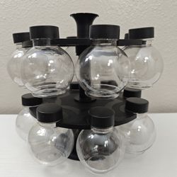 Rotating spice rack with 16 jars, New