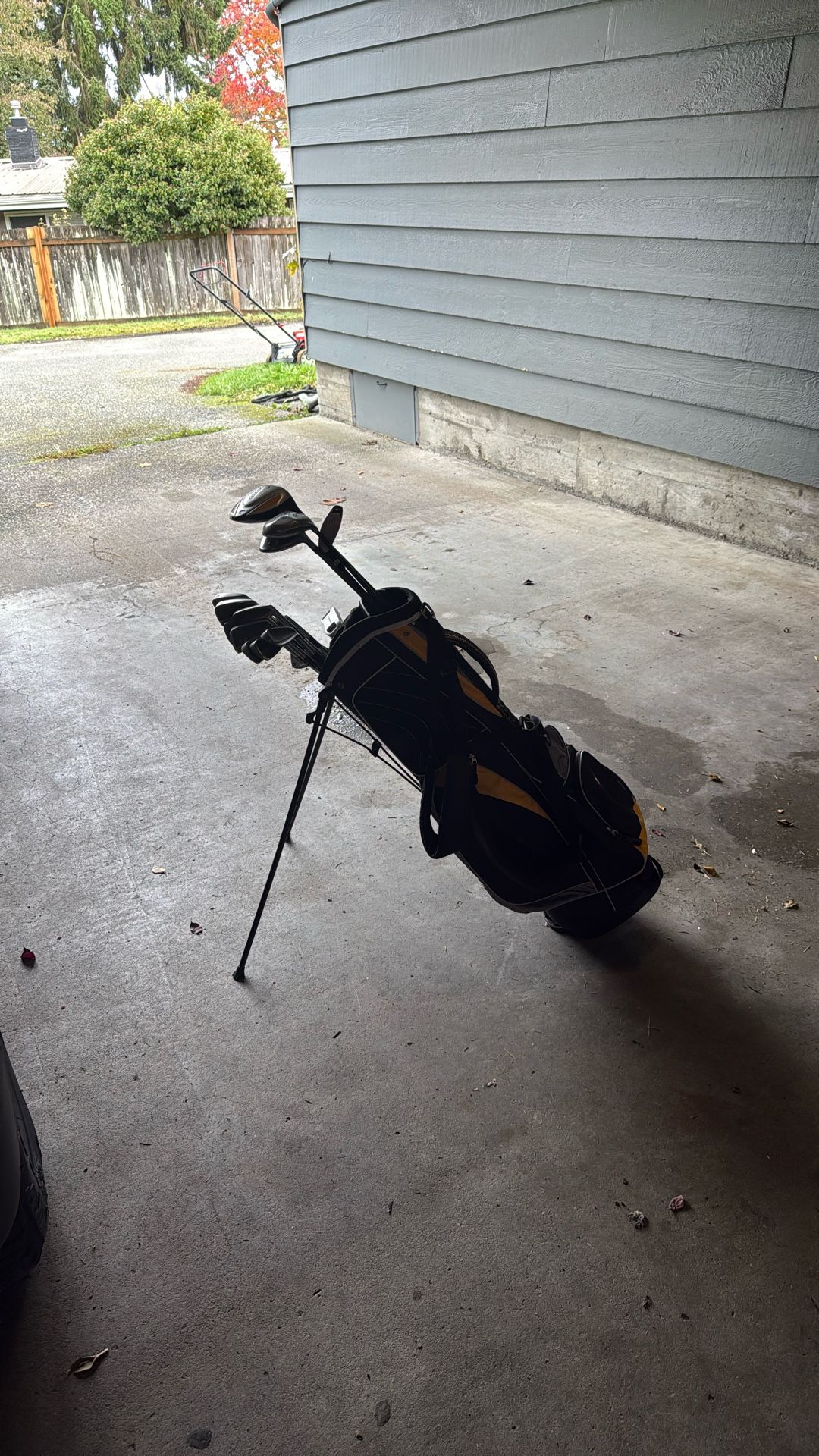 Ram bag with cubs p-1 and driver, 5 wood, 3wood, 3hybrid