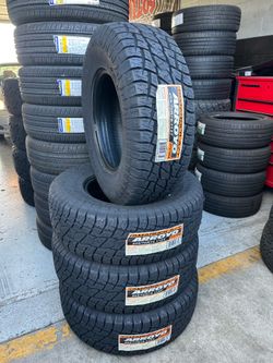 265/70/16 New set of AT tires installed