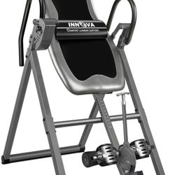 Innova Inversion Table with Adjustable Headrest, Reversible Ankle Holders, and 300 lb Weight Capacity
