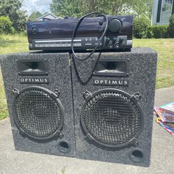 Amp and 2 Speakers