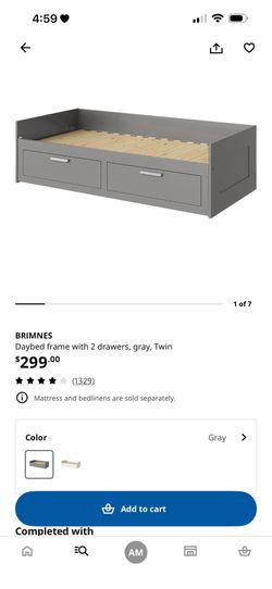 IKEA twin trundle bed