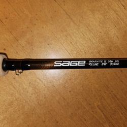 Sage Graphite II 586 DS #5 Line 8'6" 3 1/4 oz Fly Fishing Rod w/ Sage Model 106M Reel