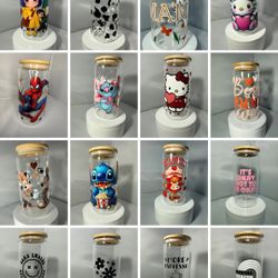 16oz glass cups